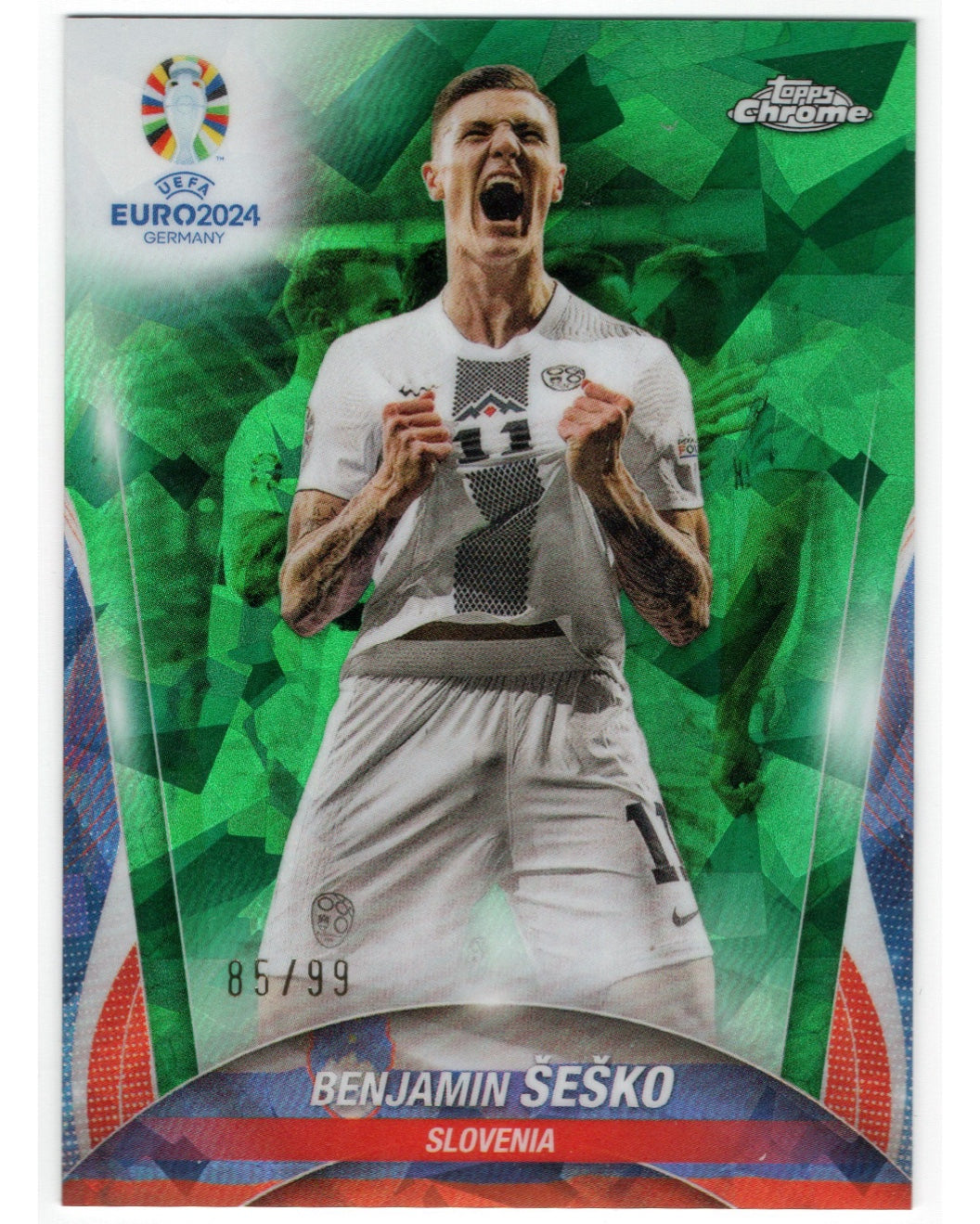 Topps Chrome EURO2024- Benjamin Sesko /99, Slovenia
