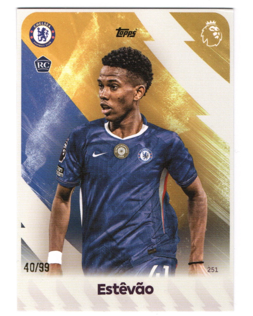 Topps TotalFootball- Estevao /99 RC, Chelsea