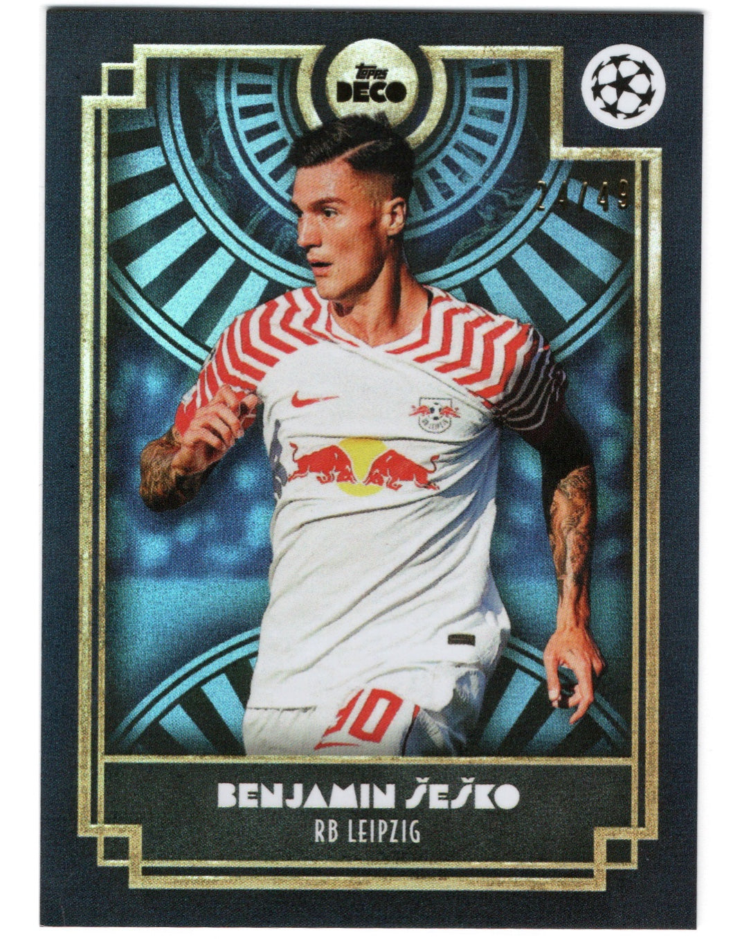 Topps Deco 2023- Benjamin Sesko /49, RB Leipzig