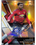 Topps Finest 2018/19- Jesse Lingaard /25 auto, Manchester United