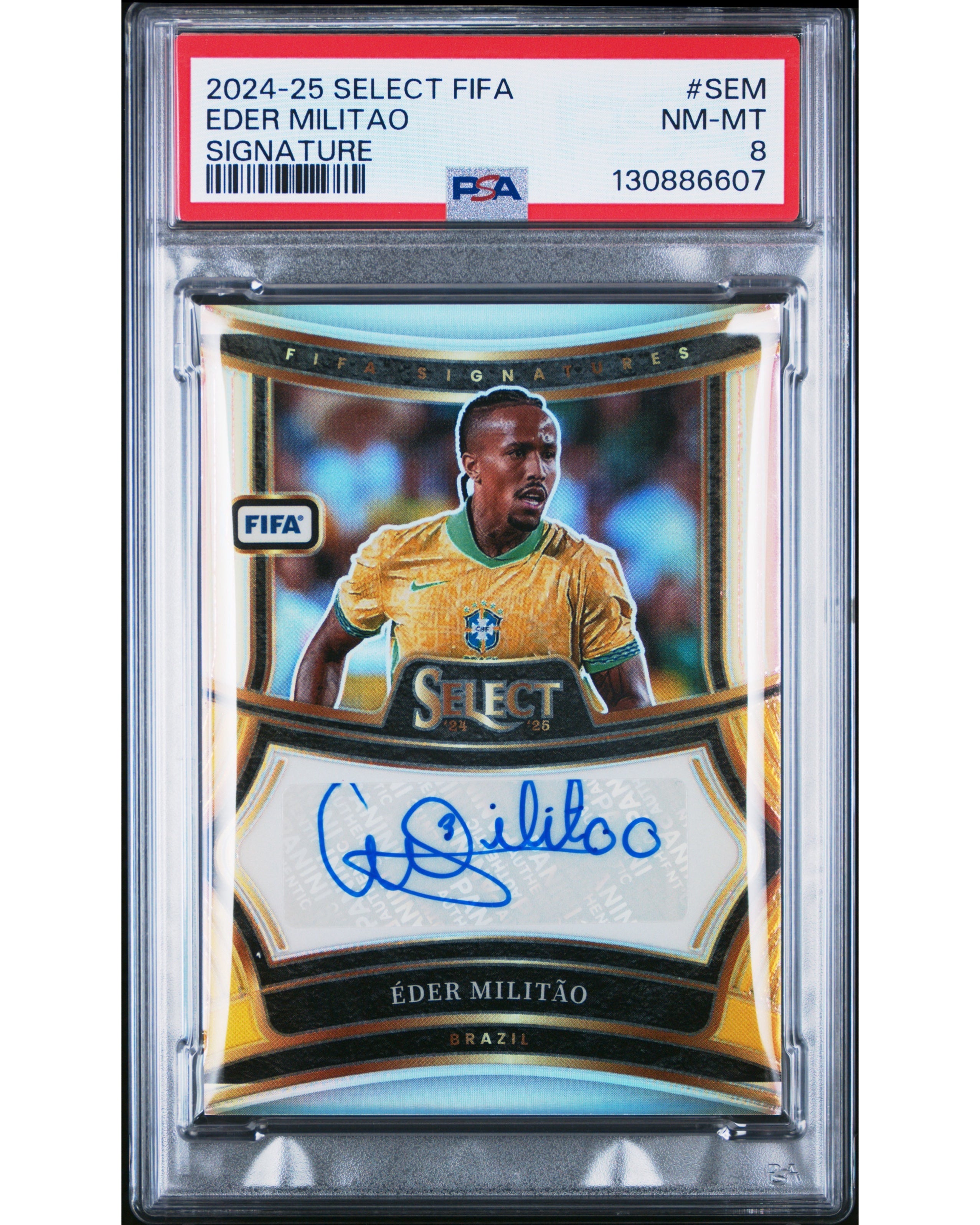 Panini Select 2024/25- Eder Militao auto, Brasil