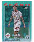 Topps Chrome UEFA 2024/25- Benjamin Sesko /199, RB Leipzig