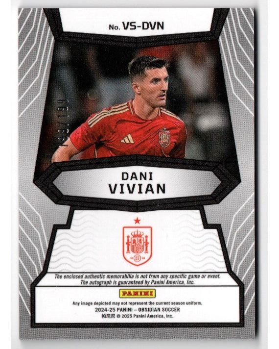 Panini Obsidian 2024/25- Dani Vivian /199, Spain