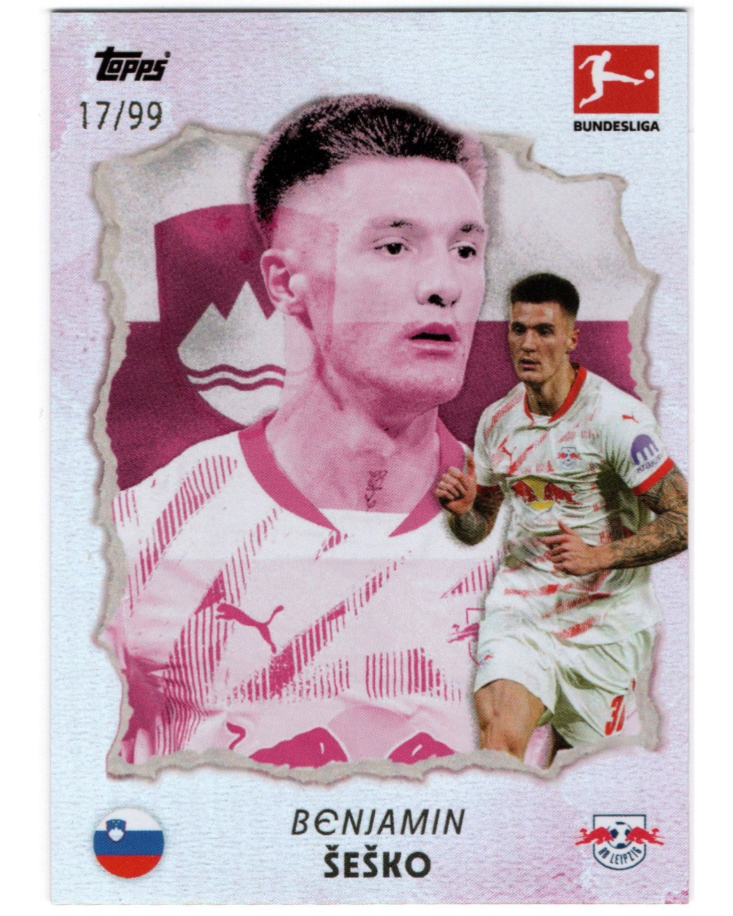 Topps International Stars 2024/25- Benjamin Sesko /99, Slovenia
