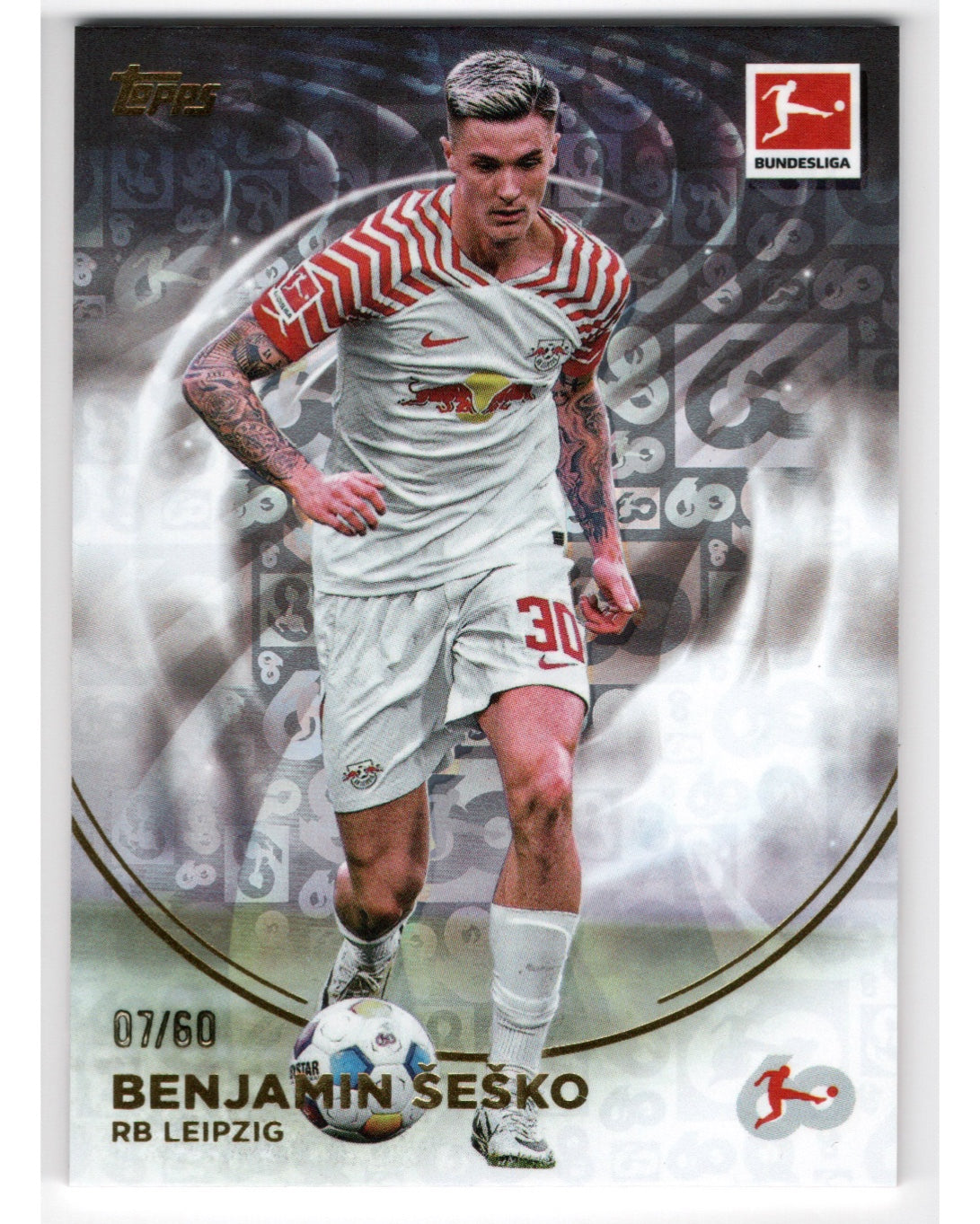 Topps 60th Years Bundesliga- Benjamin Sesko /60, RB Leipzig