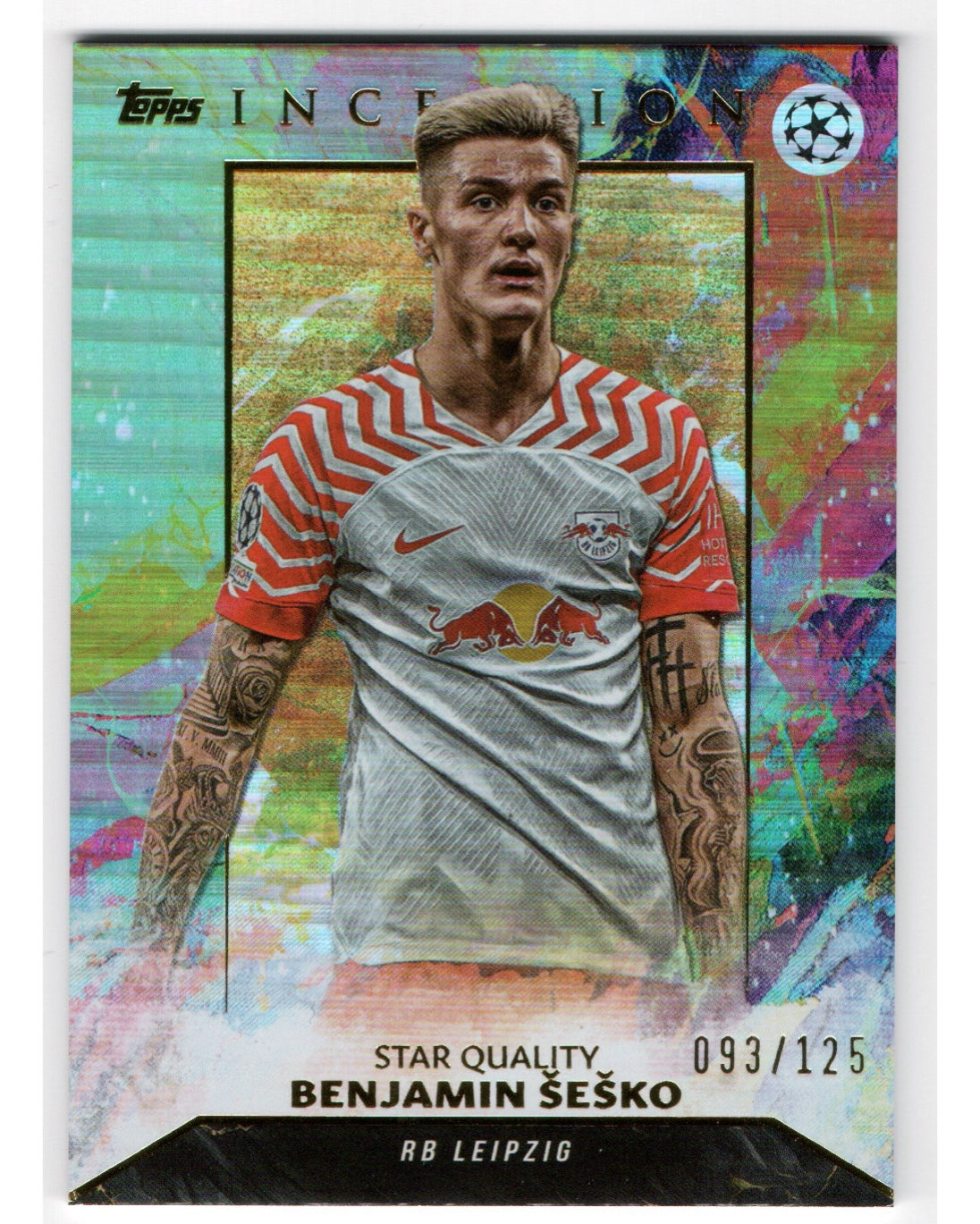 Topps Inception 2023/24- Benjamin Sesko /125, RB Leipzig