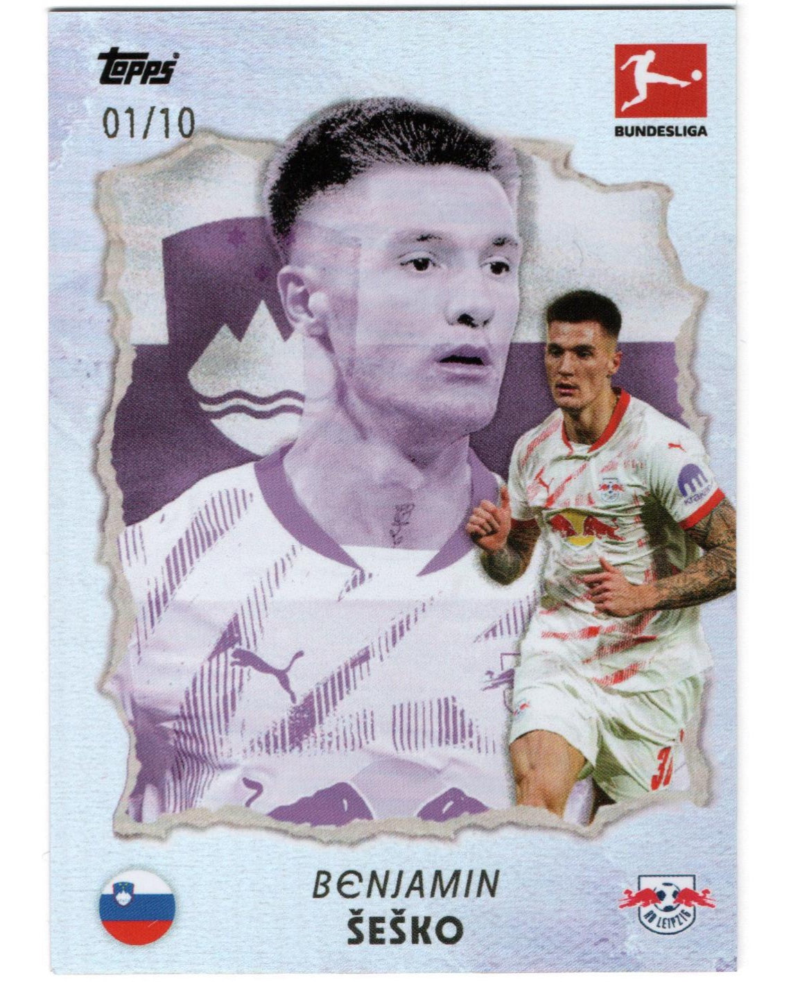 Topps International Stars 2024/25- Benjamin Sesko /10, Slovenia