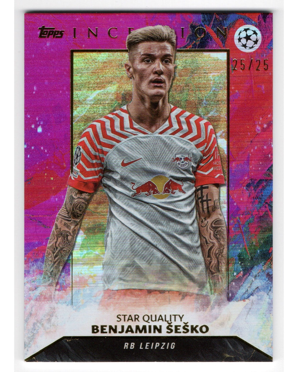 Topps Inception 2023/24- Benjamin Sesko /25, RB Leipzig