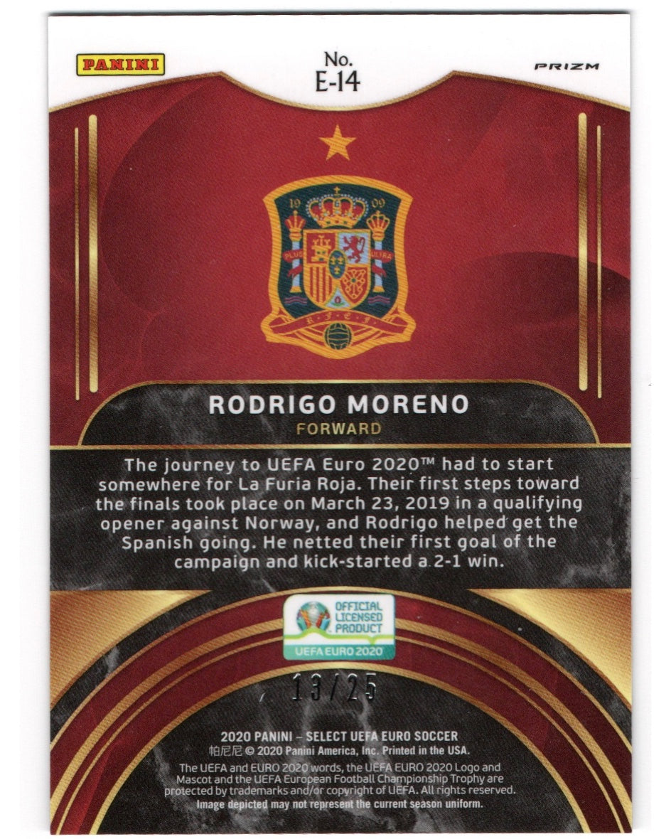 Panini Select EURO2020- Rodrigo Moreno /25, Spain