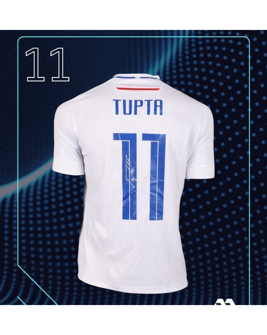 Lubomir Tupta WORN JERSEY, AUTO, Slovakia , Matchworn Certificate