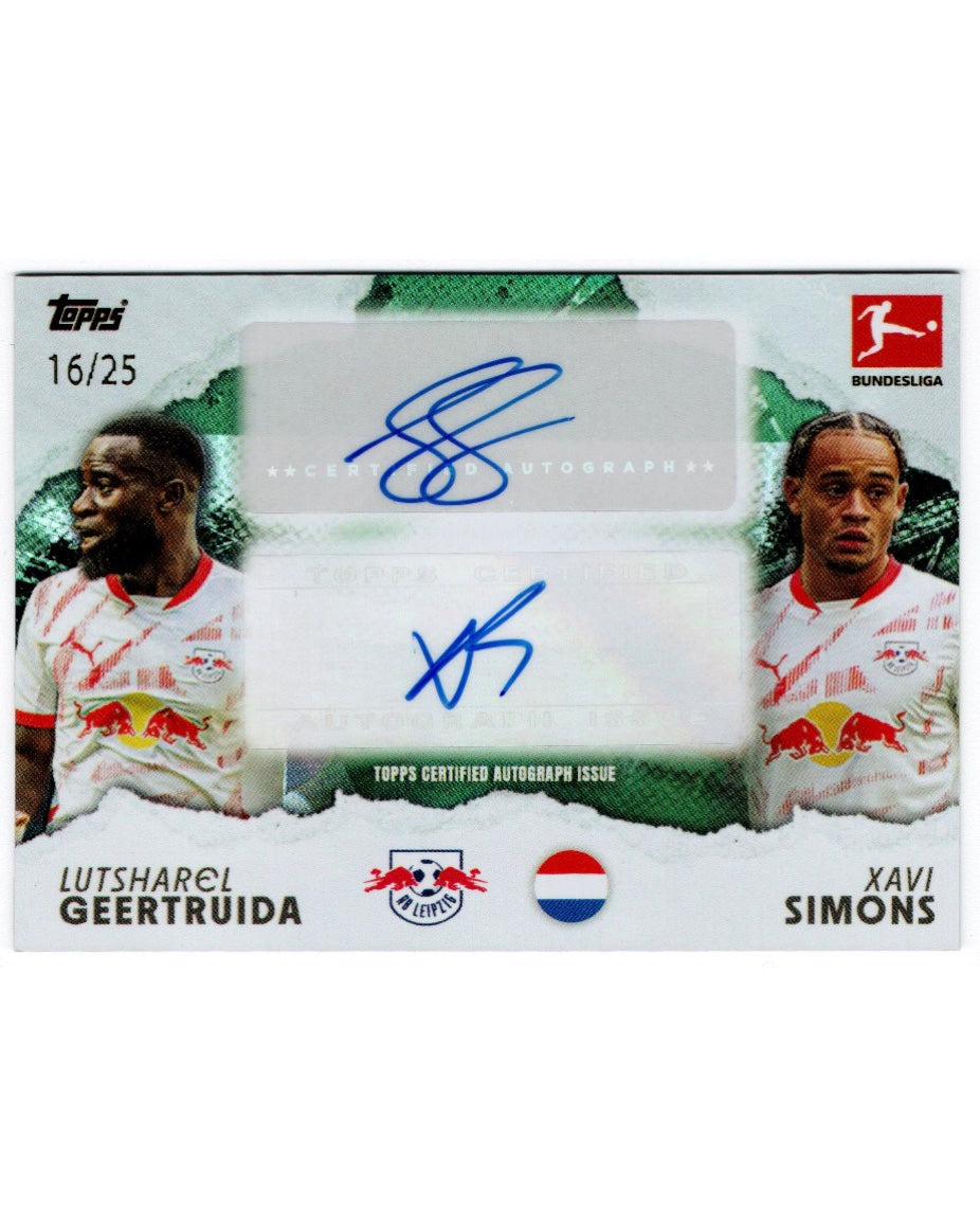 Topps International 2024- Geeetruida / Simons /25, dual auto, Netherland