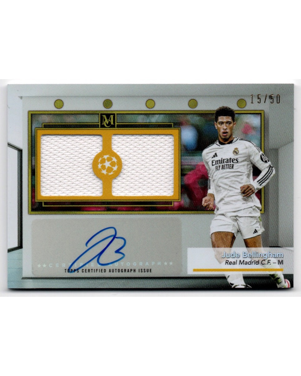 Topps Museum 2024/25- Jude Bellingham /50 auto, dual patch, Real Madrid