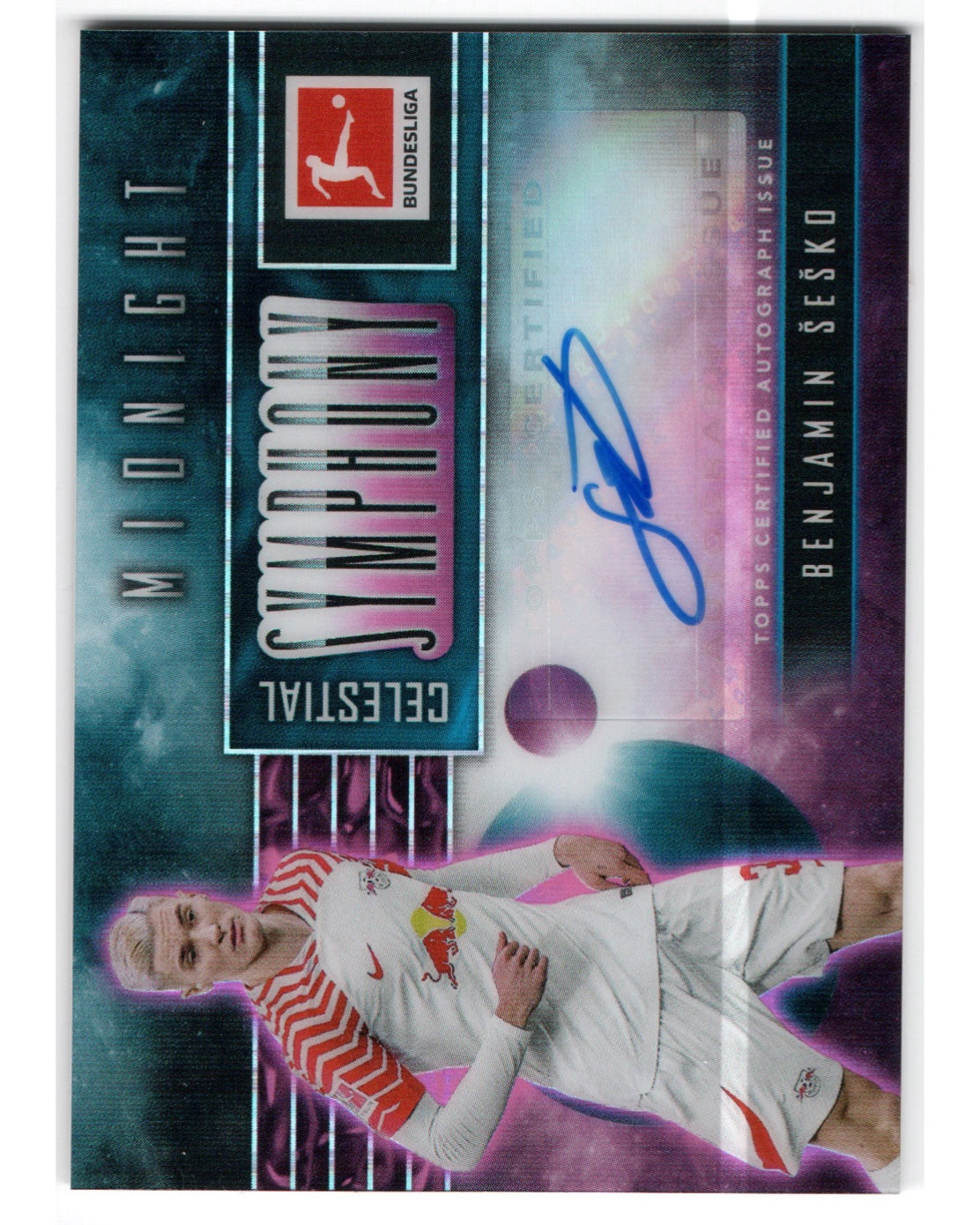 Topps Midnight Bundesliga 2023/24- Benjamin Sesko auto, RB Leipzig