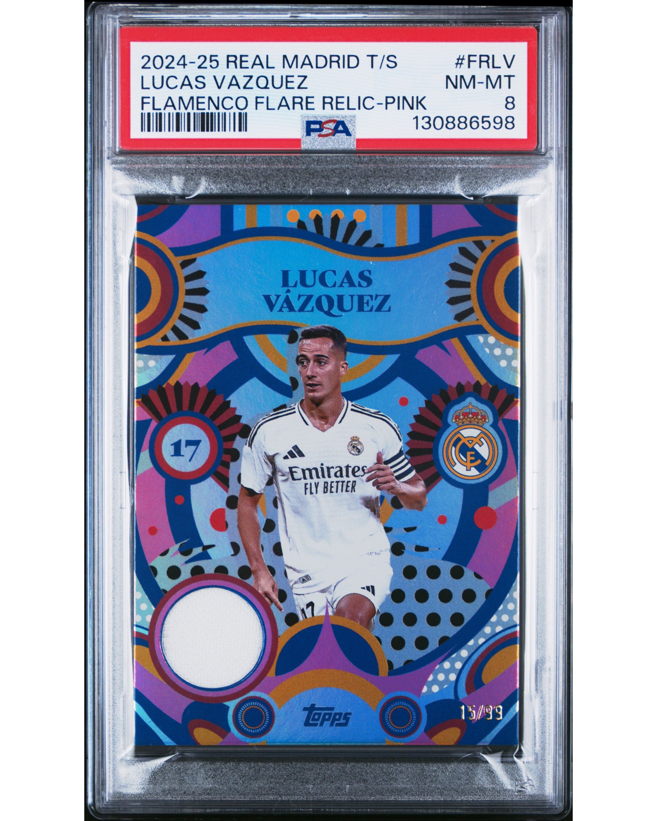 Topps Team Set 2024/25- Lucas Vazquez /99 patch, Real Madrid