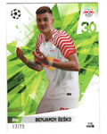Topps Total Football- Benjamin Sesko /75, RB Leipzig