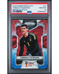 2018 PANINI PRIZM WORLD CUP #21 THIBAUT COURTOIS RED/BLUE WAVE, Belgium