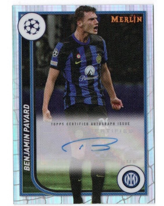 Topps Merlin UCC 2023/24- Benjamin Pavard auto, Inter